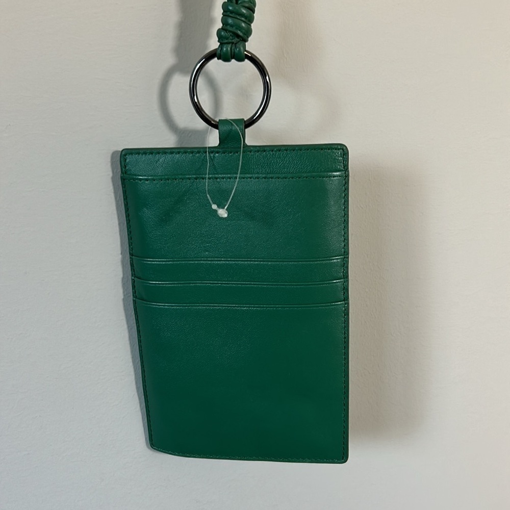 Free People Suns Out Crossbody Purse Pouch Leather Golf Green Concert NEW - Picture 5 of 13